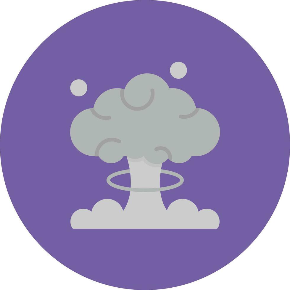 Nuclear Explosion Vector Icon