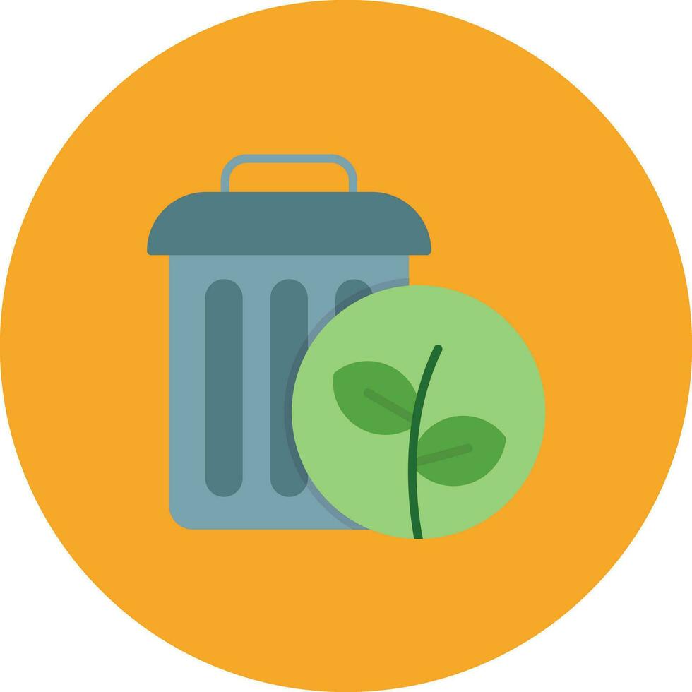 Plant Trash Vector Icon