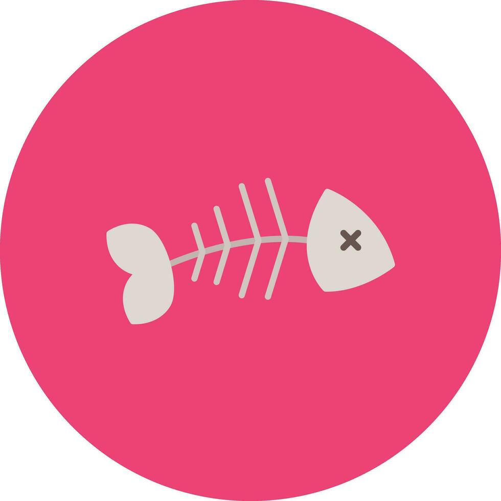 Fish Bone Vector Icon