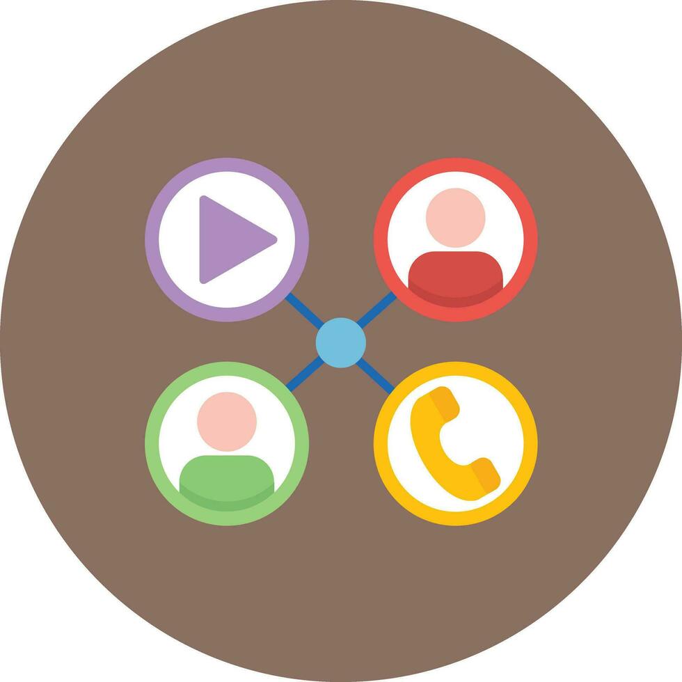 Social Network Vector Icon