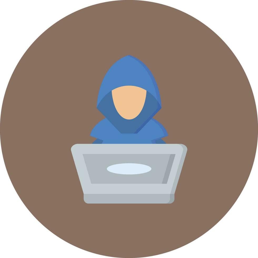 icono de vector de hacker