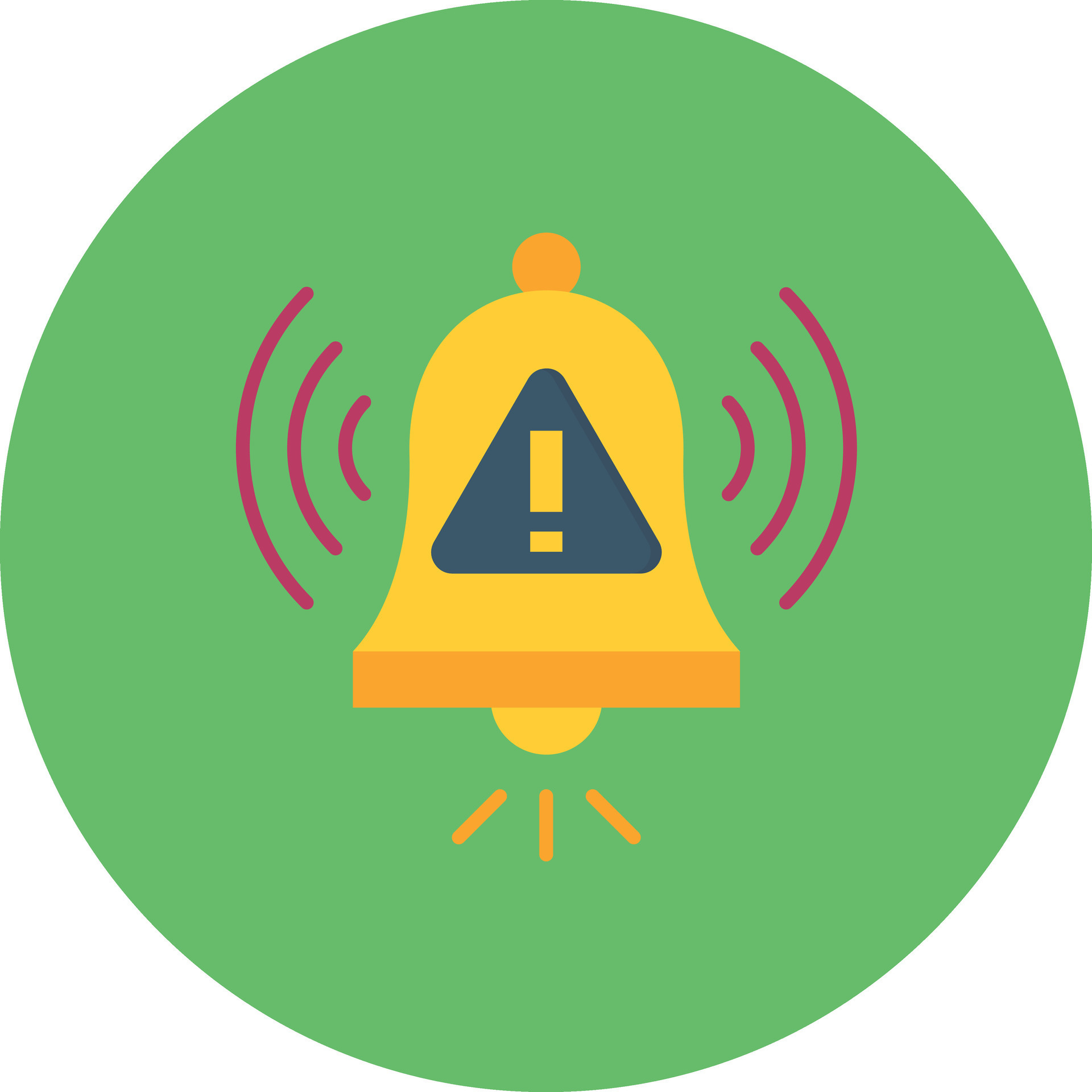 Warning Alarm Vector Icon 31069632 Vector Art at Vecteezy