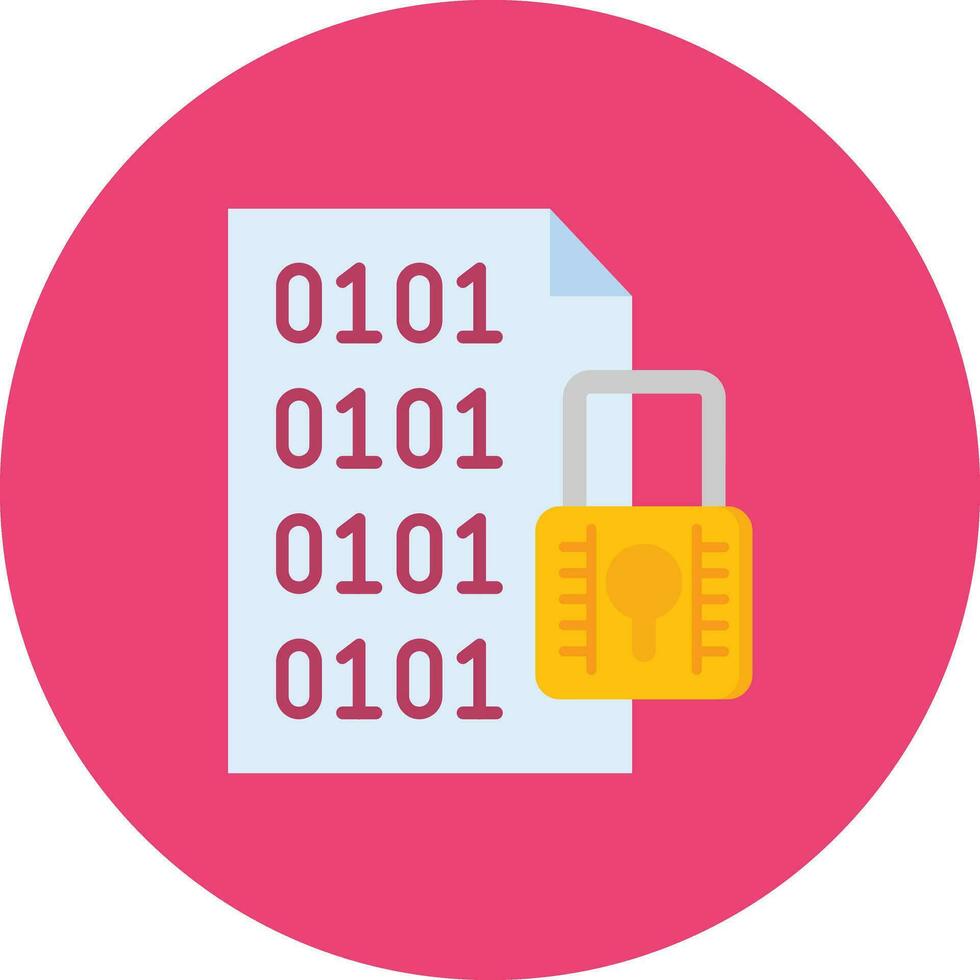 File Encryption Vector Icon