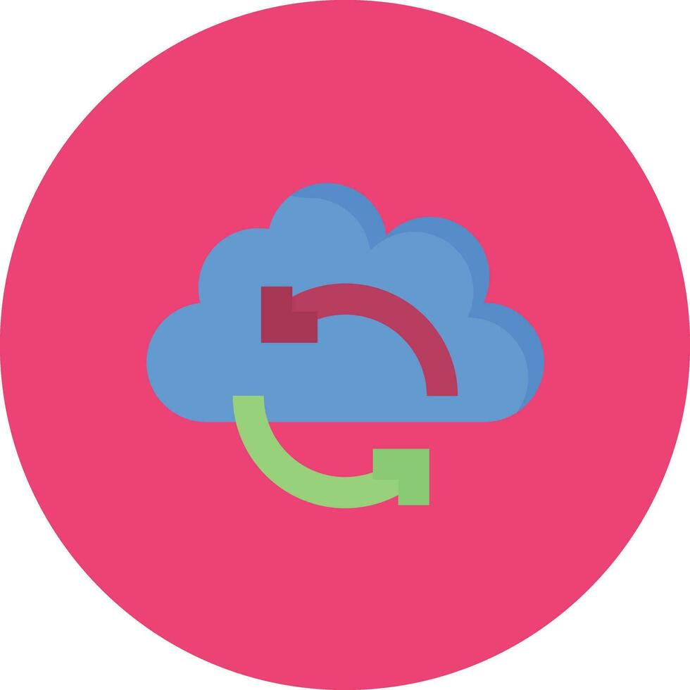 Cloud Sync Vector Icon