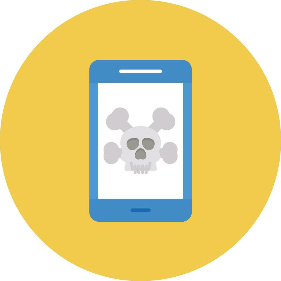 Mobile Hacked Vector Icon
