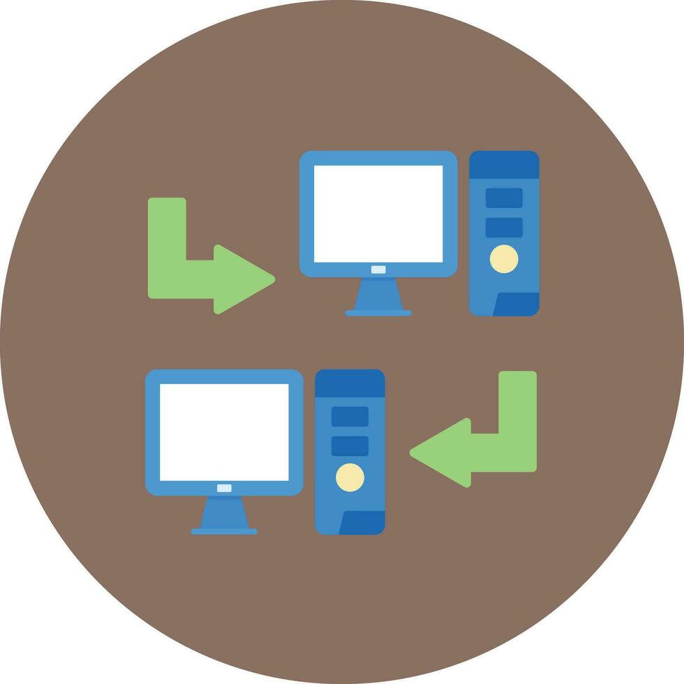 Shared Systems Vector Icon