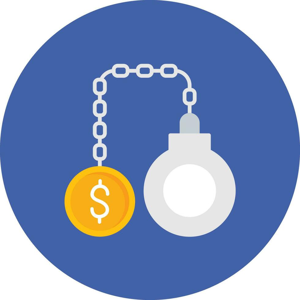 Money Debt Vector Icon