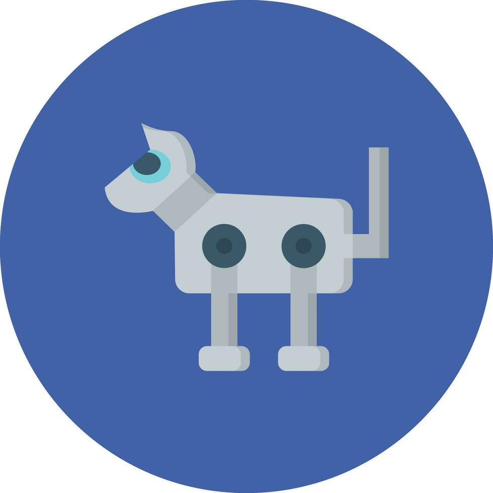 robot perro vector icono