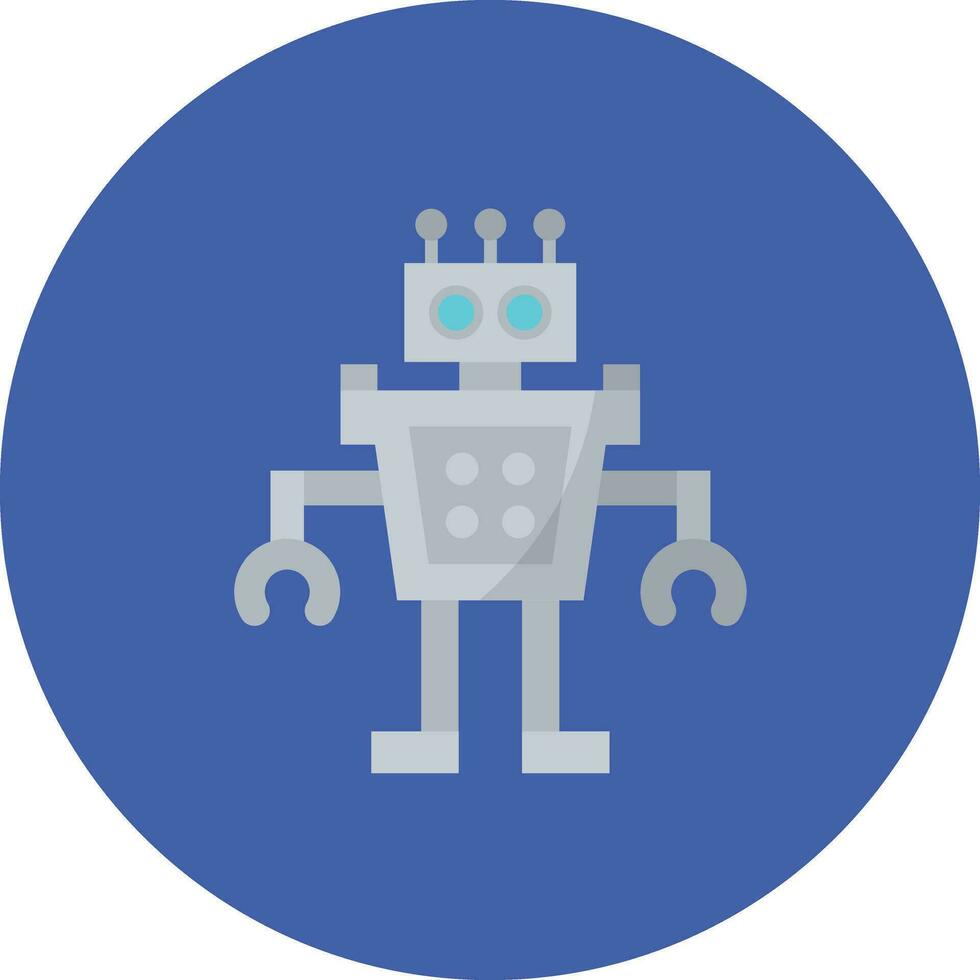 Humanoid Robot Vector Icon