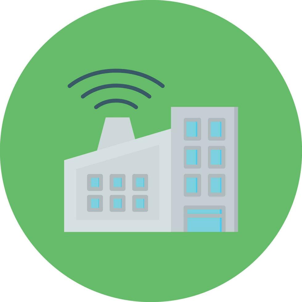 Smart Factory Vector Icon