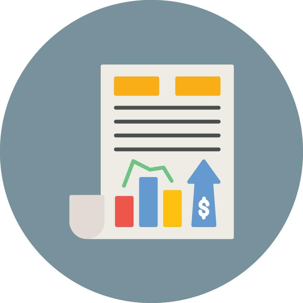 Business News Vector Icon