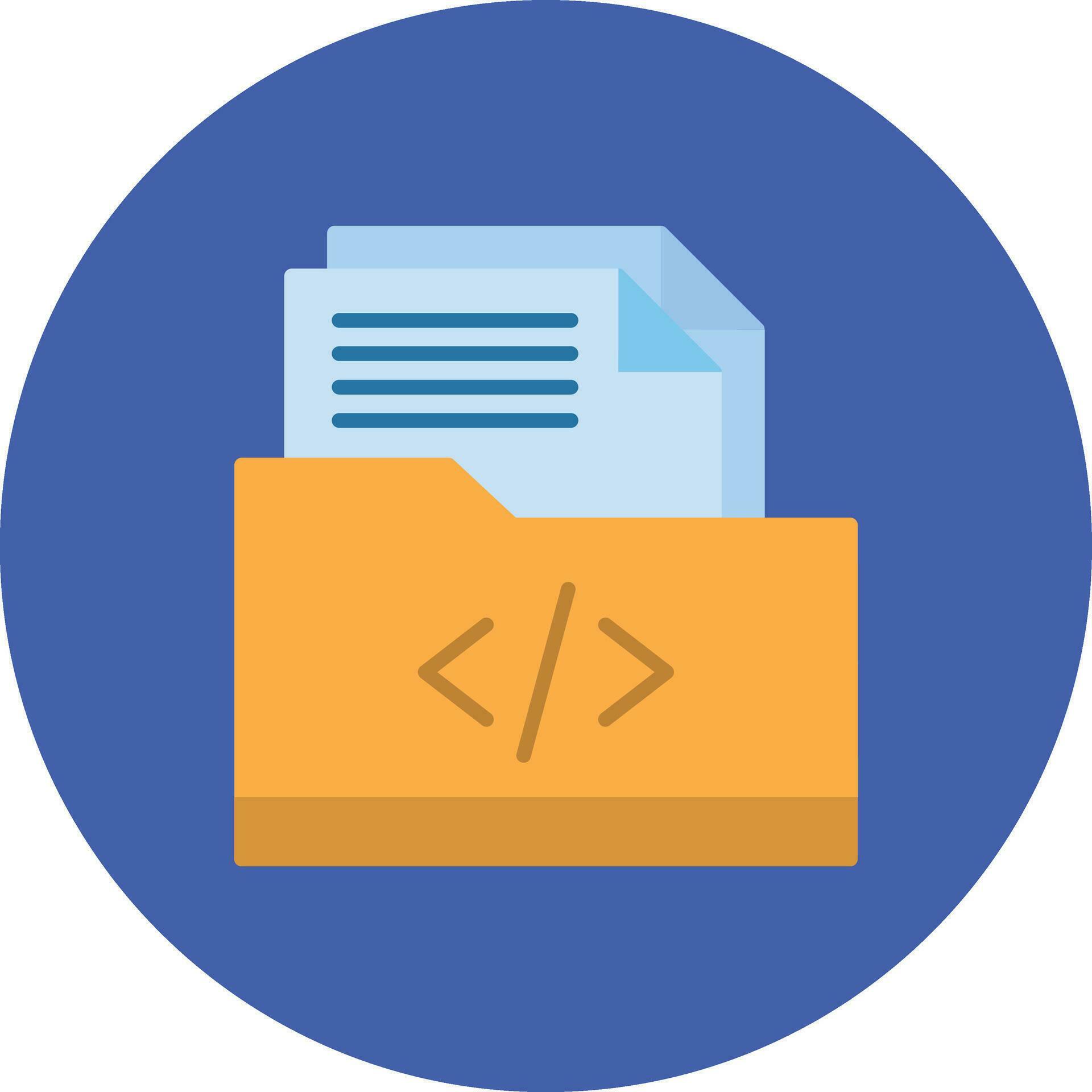 Coding Folder Vector Icon 31070443 Vector Art at Vecteezy