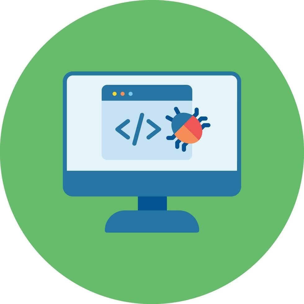 Website Bug Vector Icon
