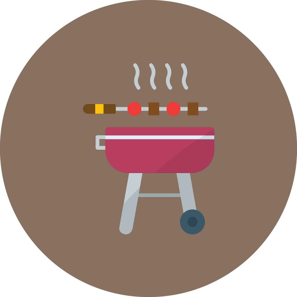 icono de vector de barbacoa