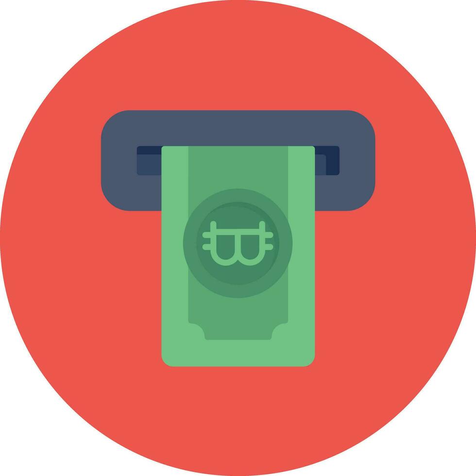 Cryptocurrency ATM Vector Icon