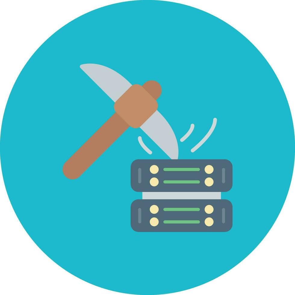 Data Mining Vector Icon