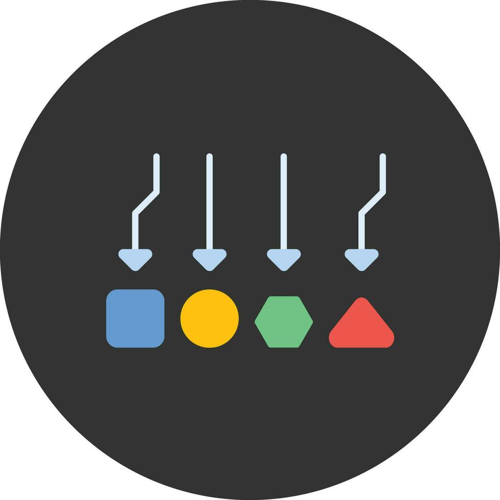 Unstructured Data Vector Icon