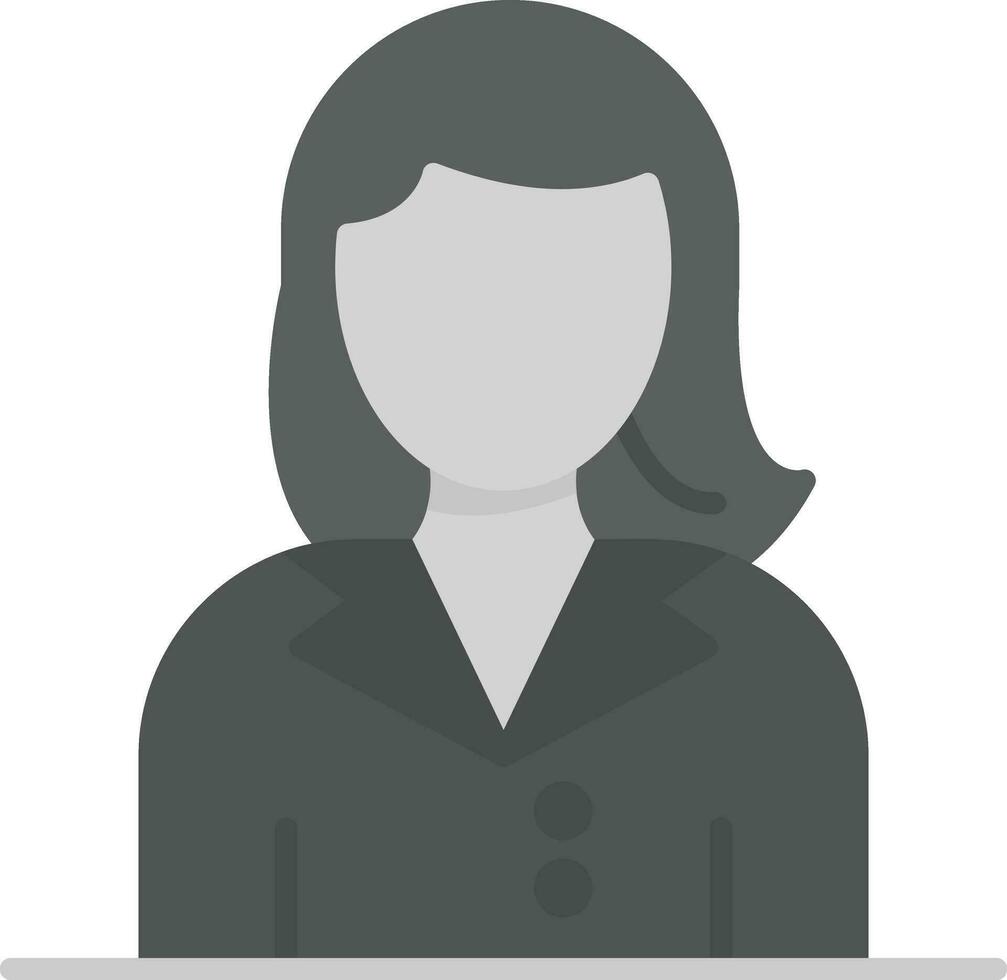 Customer Female Vector Icon