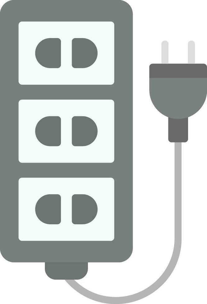 icono de vector de cable de extensión