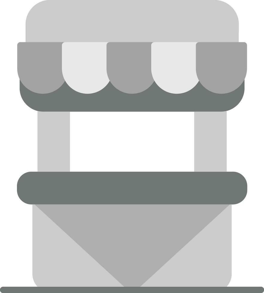 Street Market Vector Icon