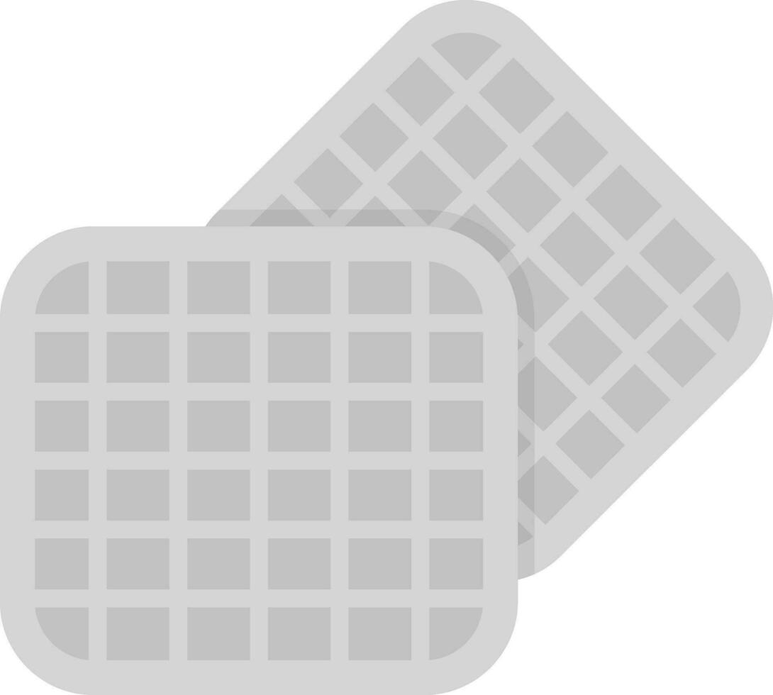 Waffle Vector Icon