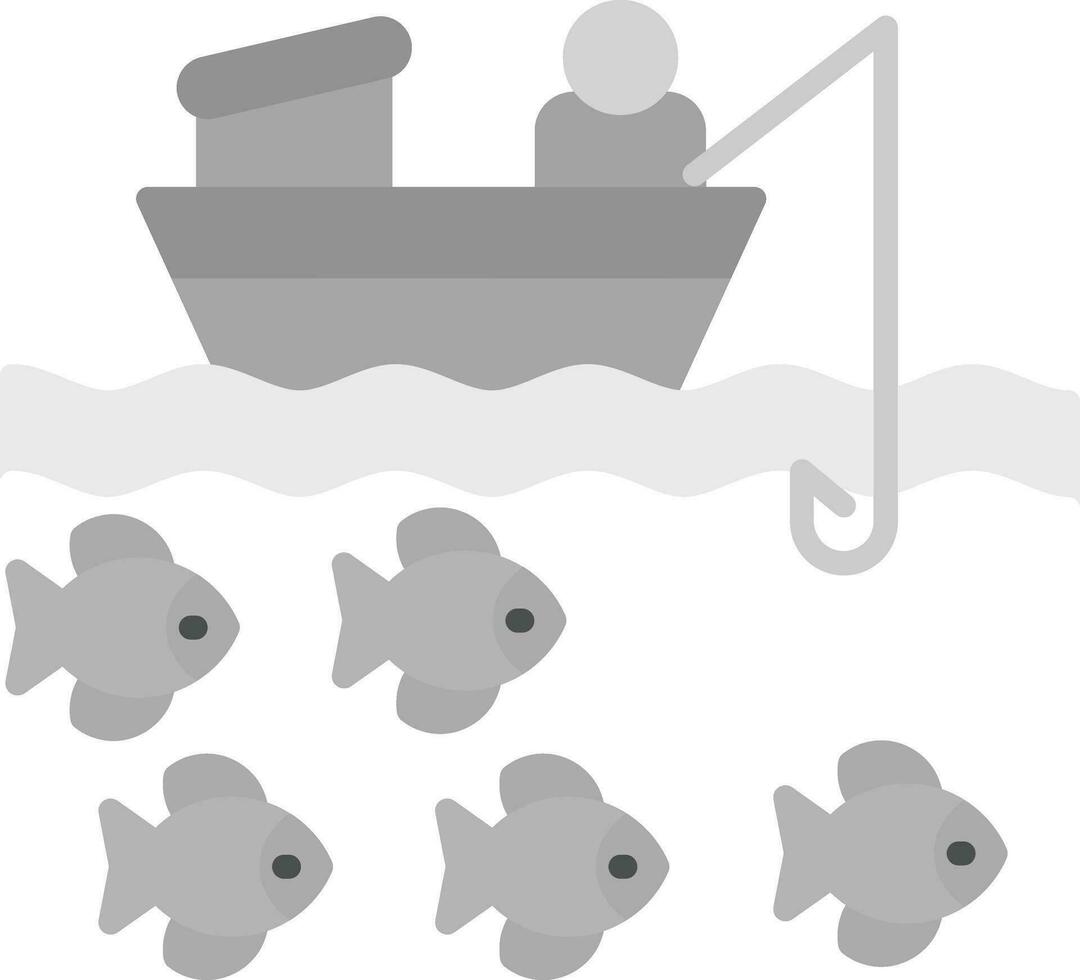 Boat Fishing Vector Icon