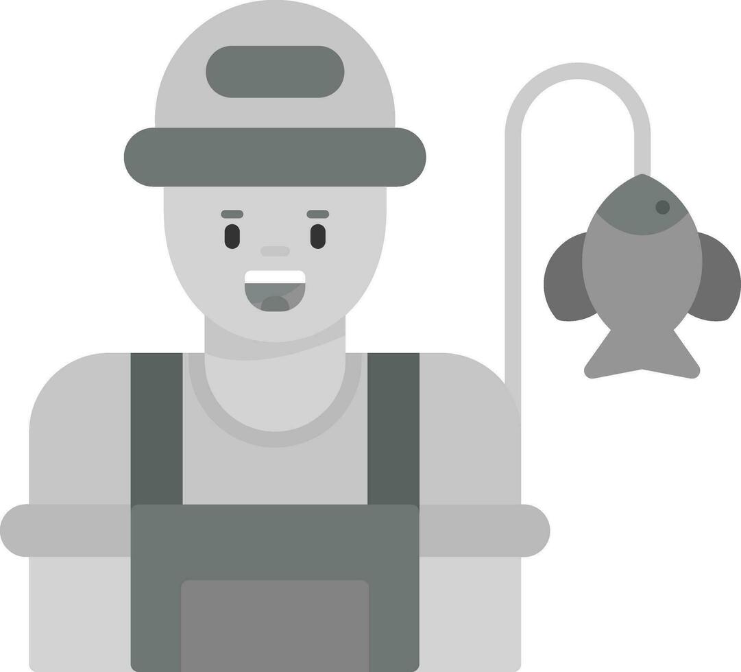 Fisherman Vector Icon