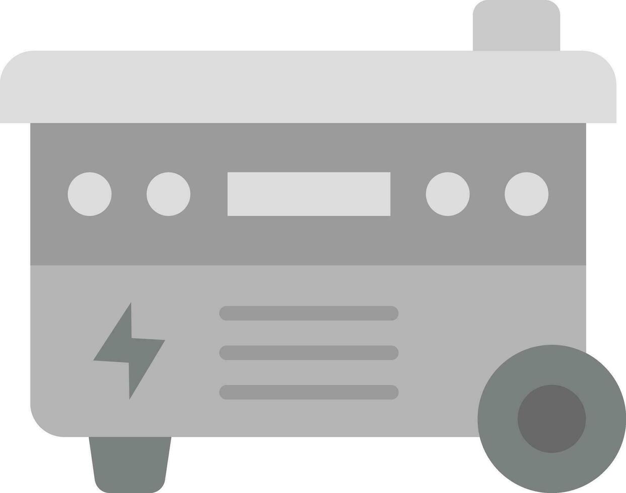 Electric Generator Vector Icon