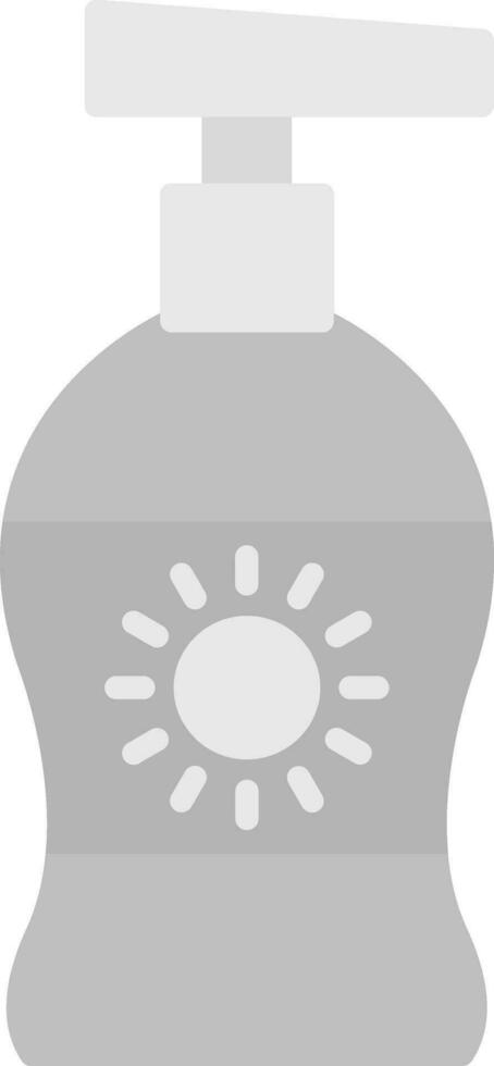 After Sun Lotion Vector Icon
