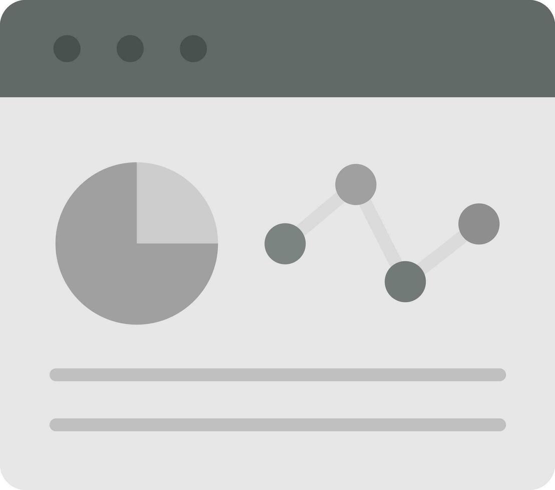 Webpage Statistics Vector Icon