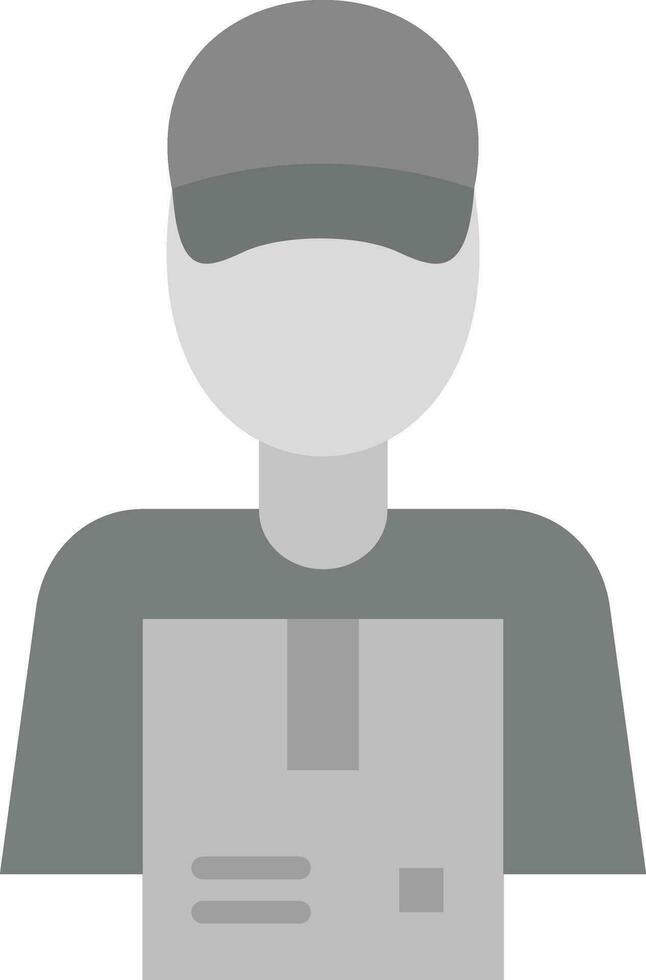 Delivery Man Vector Icon