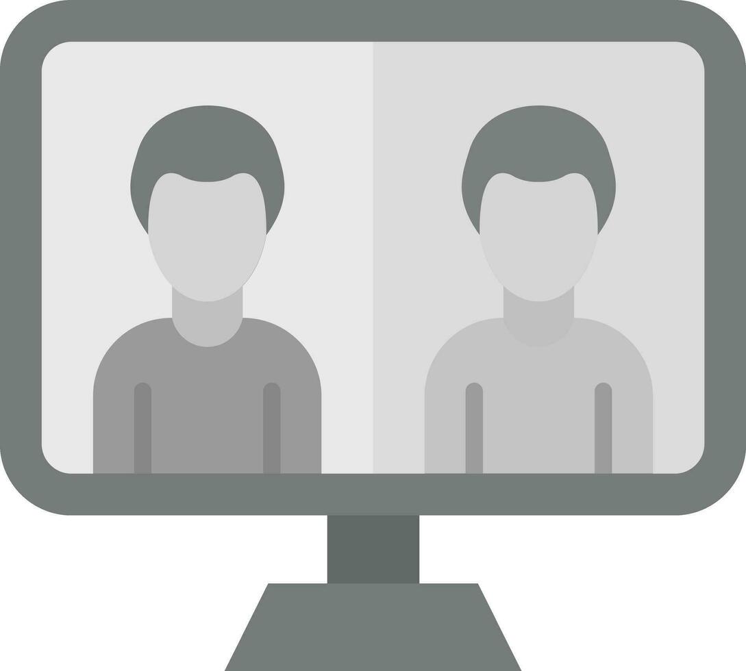 Video Conference Vector Icon