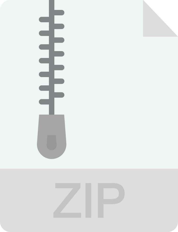 icono de vector de archivo zip