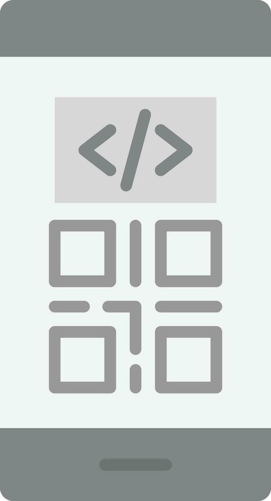 Smartphone Coding Vector Icon