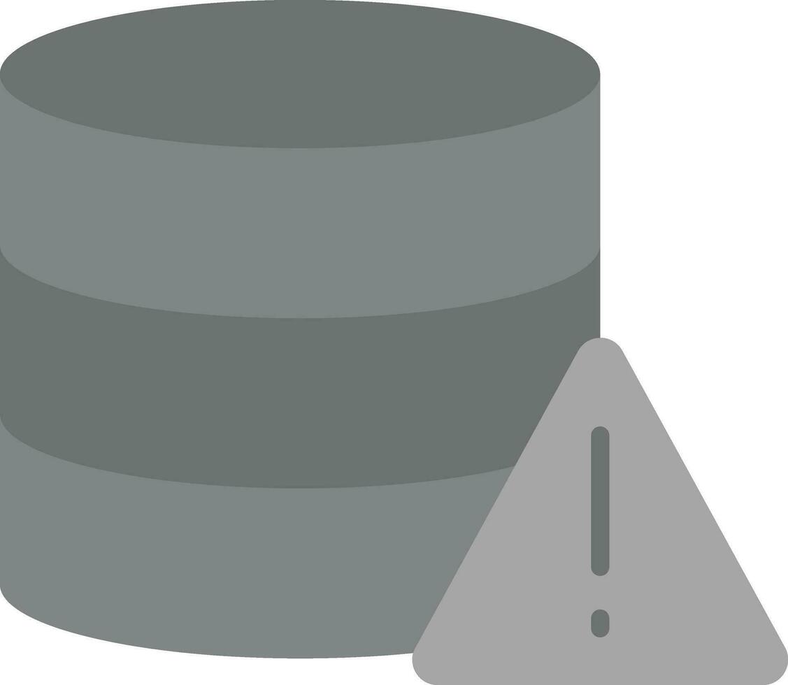 Database Alert Vector Icon