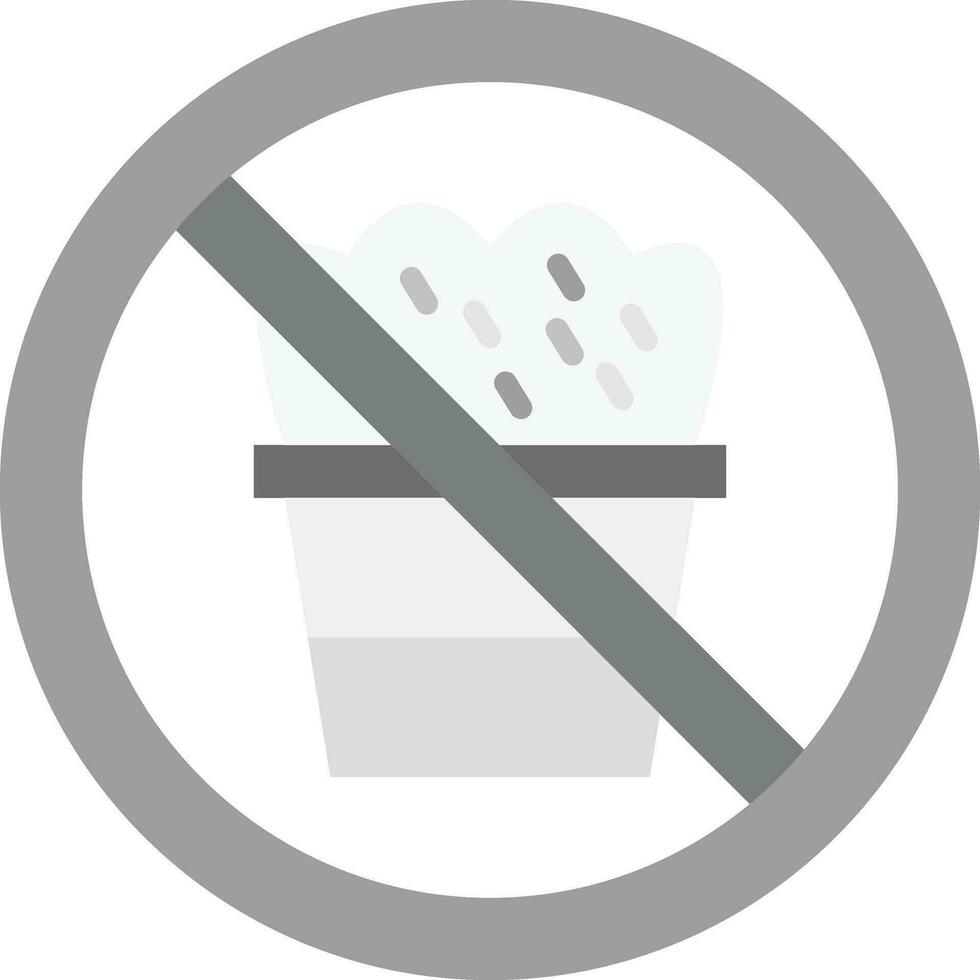 No Sweet Vector Icon