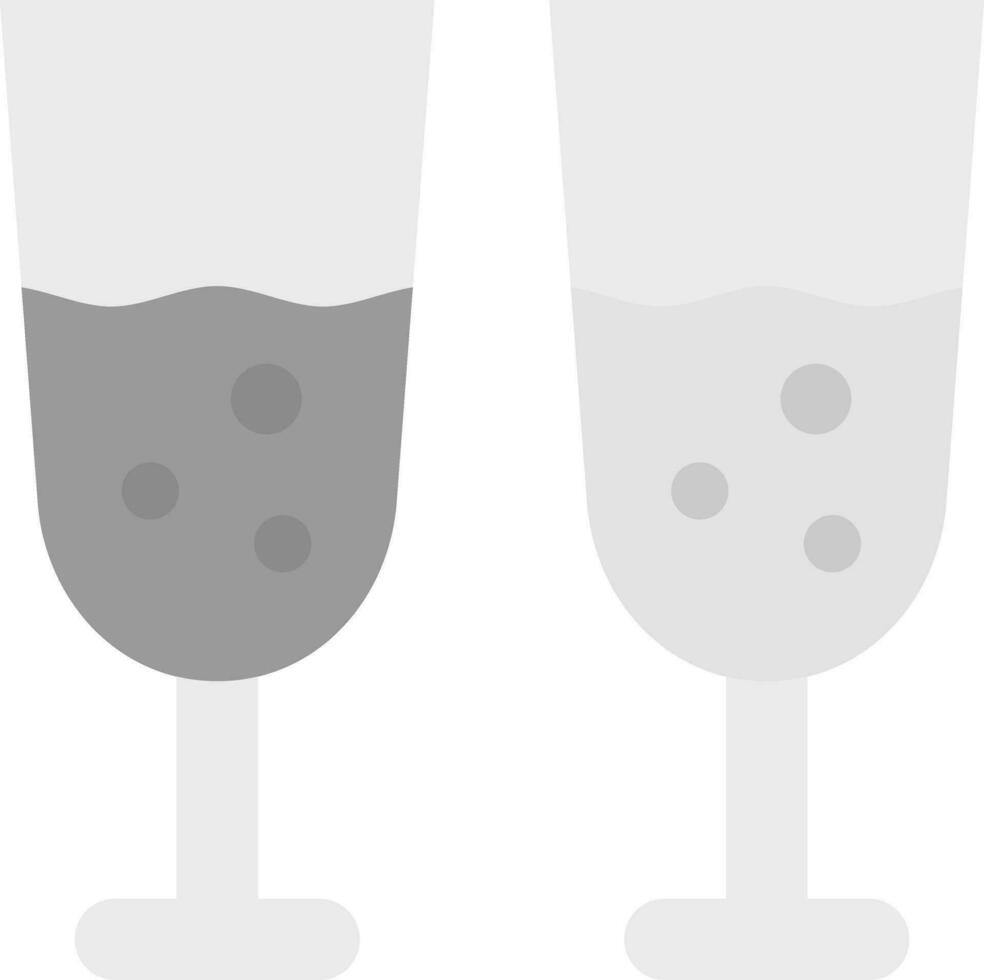 Drink Glasses Vector Icon