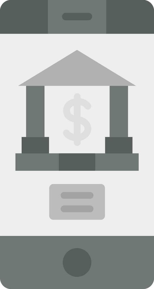 Mobile Banking Vector Icon
