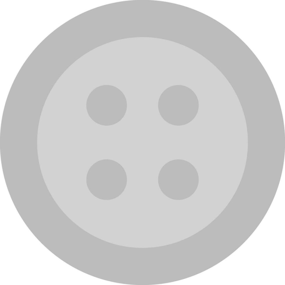 Clothing Button Vector Icon