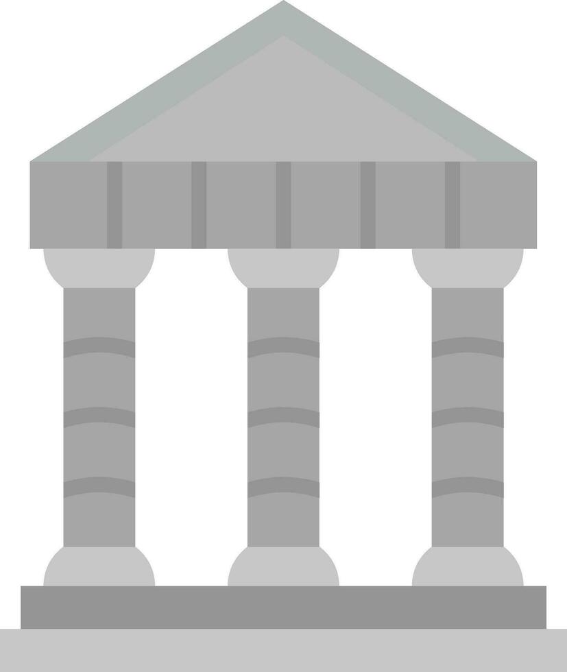 Greek Temple Vector Icon