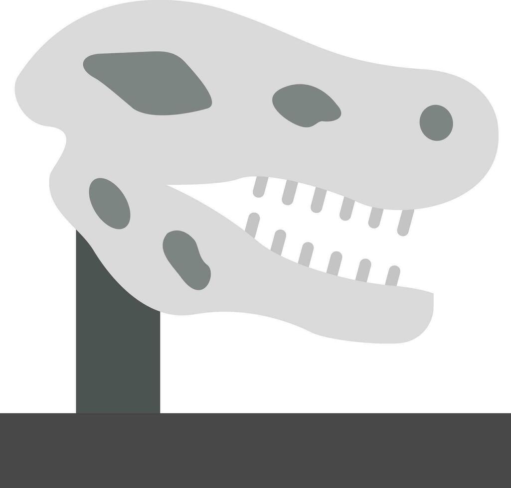 Dinosaur Fossil Vector Icon