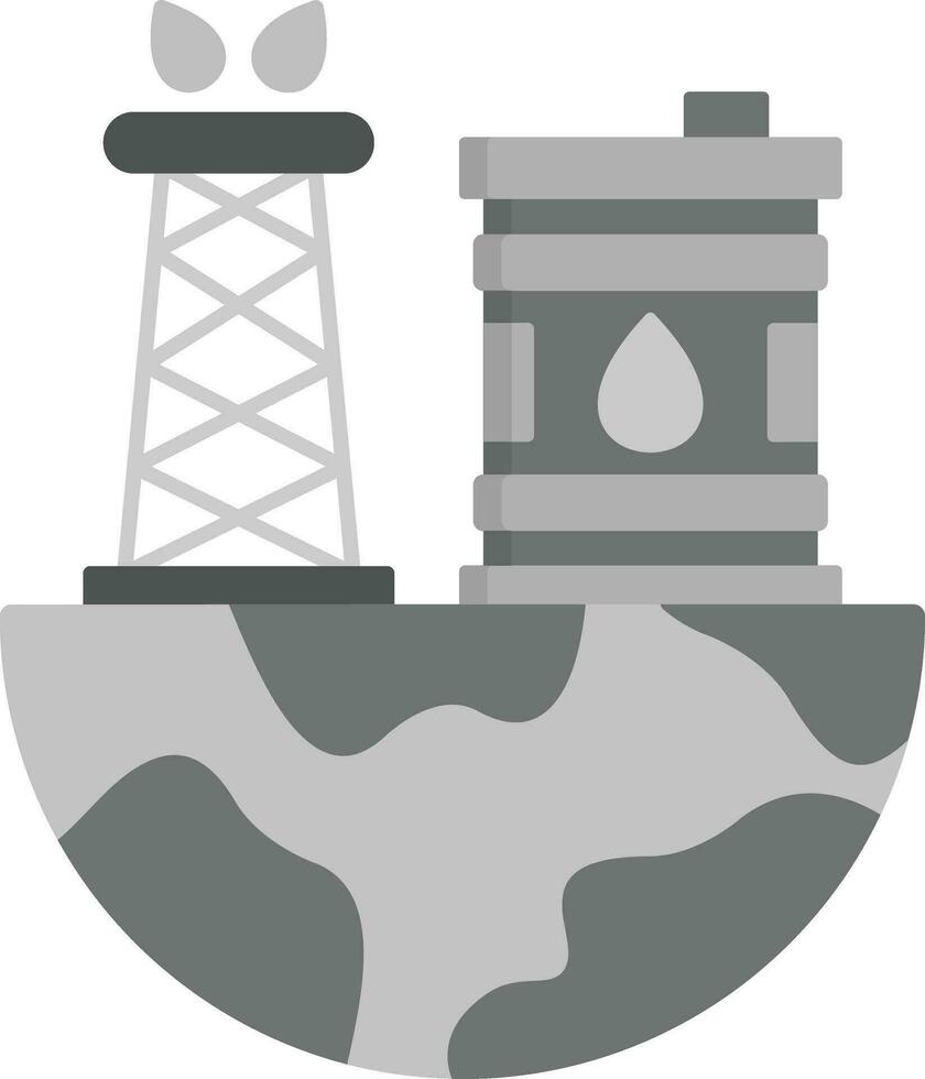 Oil Exploration Vector Icon