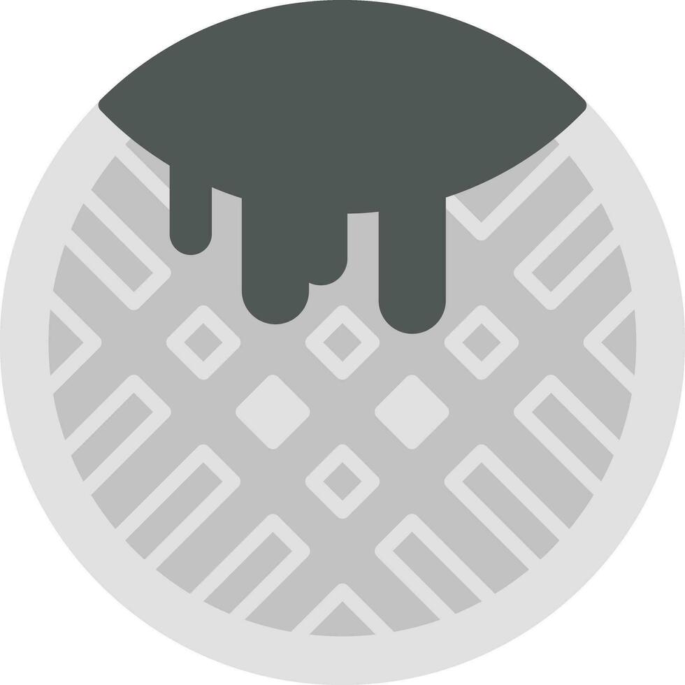 Waffle Vector Icon