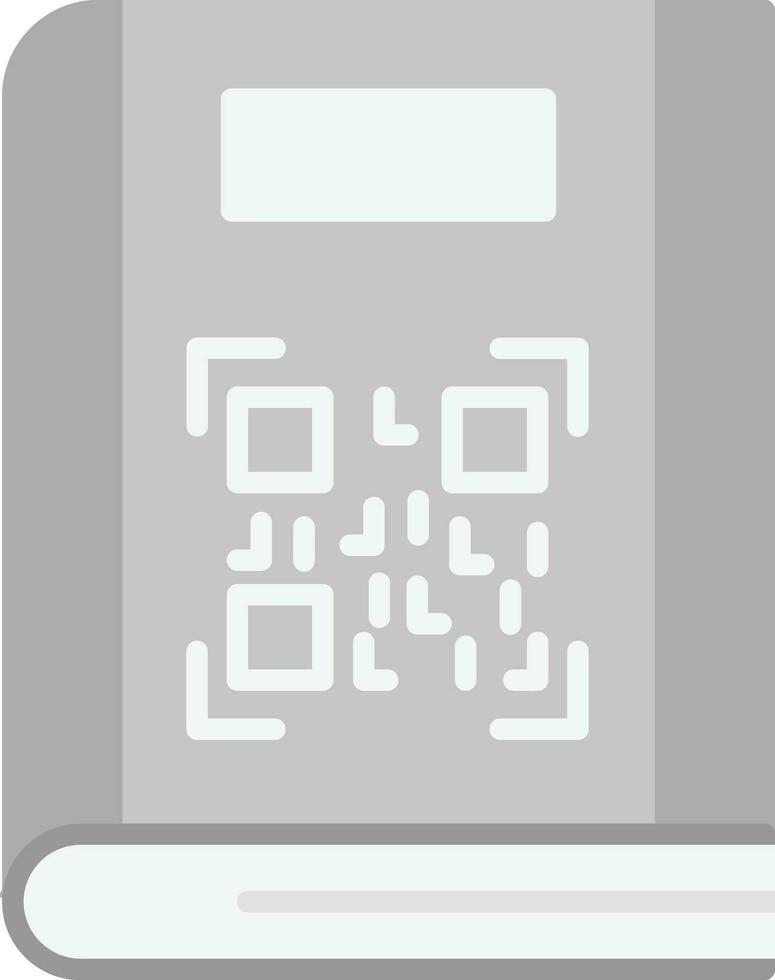 icono de vector de código qr