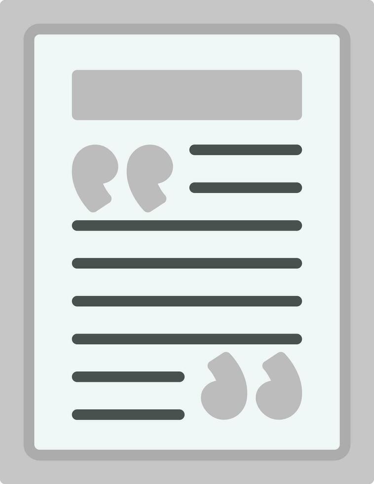 Quotes Vector Icon