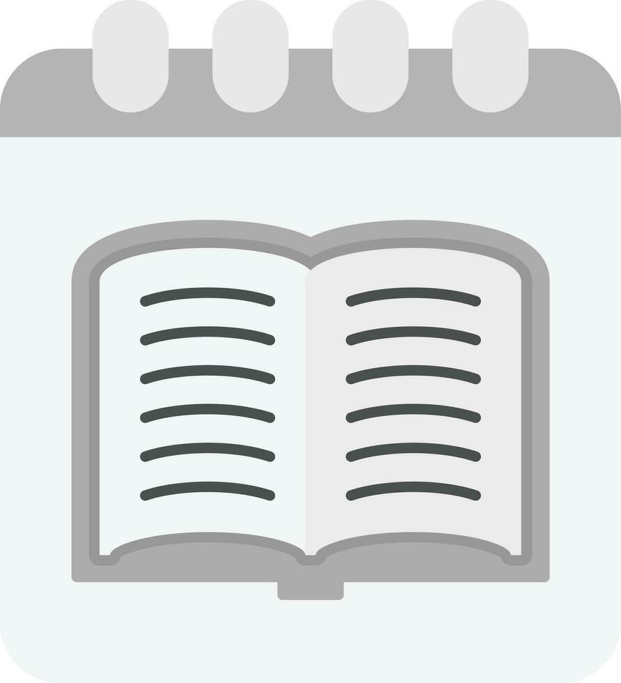 Library Calendar Vector Icon