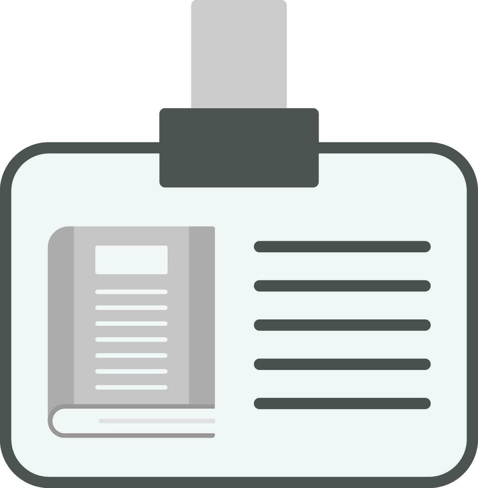 Library Card Vector Icon