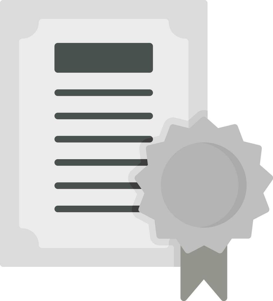 Certificate Vector Icon