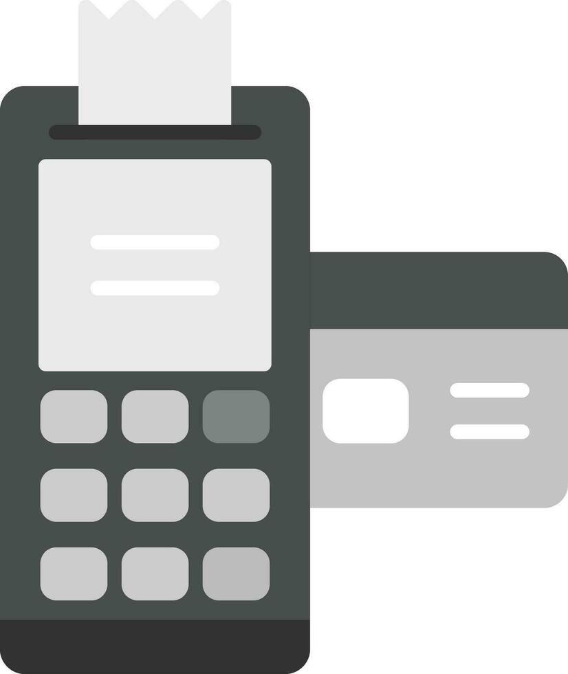 Credit Card Machine Vector Icon