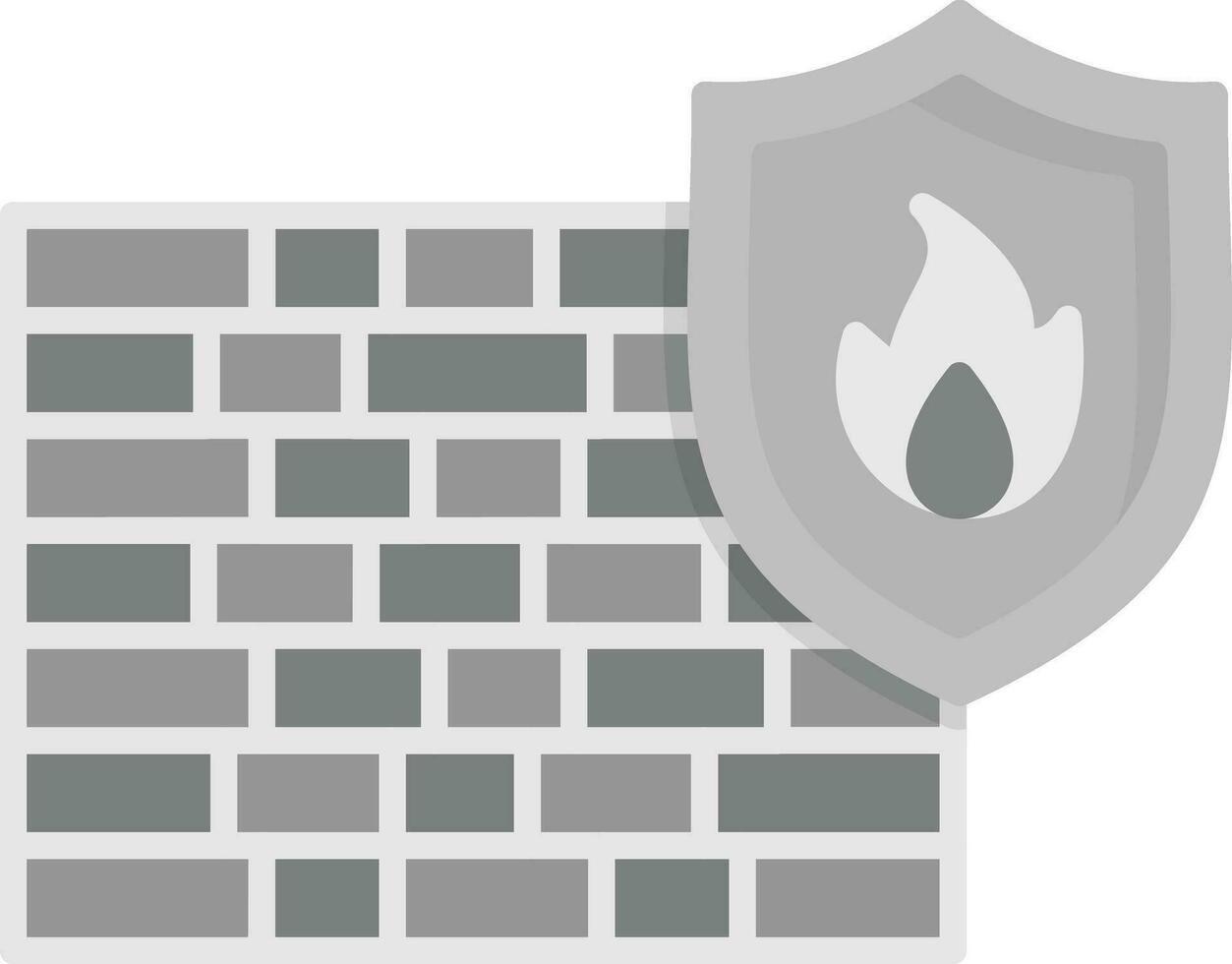 icono de vector de firewall